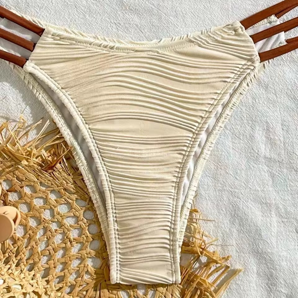Bej Brazillian Push-up Bikini